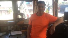 Manuel Crujeiras, en el puente del Edinburgh. 