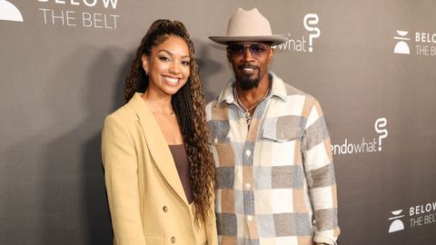 Corinne Foxx y su padre, Jamie Foxx