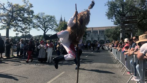 Uno de los sidros deleita al p�blico con uno de sus saltos en Bel�m