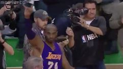 La ovaci�n de la afici�n de los Celtics a Kobe Bryant