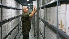 Archivo Militar del Noroeste, con el coronel y director Juan Carlos Andr�s Dom�nguez
