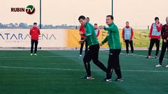 As� es un entrenamiento de Javi Gracia en el Rubin Kazan