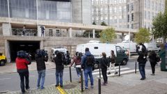 En una imagen de archivo, el edificio principal de los juzgados de Santiago, en el que se encuentra la secci�n sexta de la Audiencia Provincial