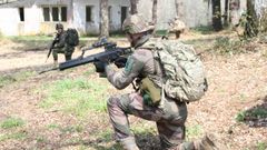 As� se adiestra la Brilat en el combate en zona boscosa