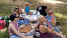 La mayora de los participantes acudieron con empanadas