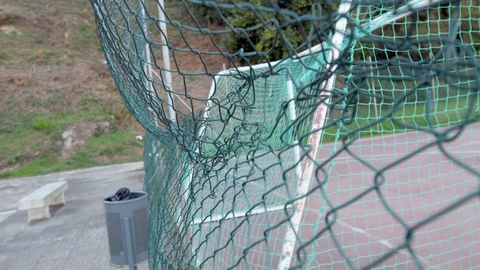 As� est� el entorno de las pistas polideportivas de A Canteira