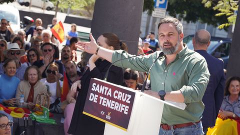 Abascal durante el evento celebrado en Tenerife.