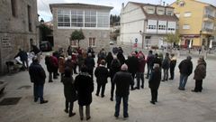 Una de las concentraciones frente al centro de salud para pedir la cobertura de la plaza de m�dico