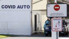 Zona covidauto del HULA