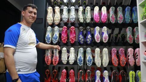 Diego D�az, utillero del equipo masculino.