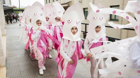 Carnaval del colegio Milladoiro de Malpica