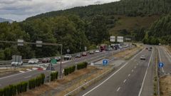 Las retenciones en la A-6, en im�genes