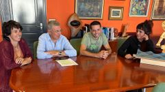 De izquierda a derecha: Elba Rodr�guez, Aurentino Alonso, Pedro Dom�nguez y Sara Borcuk.
