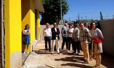 El aulario est� dise�ado como un edificio independiente dentro del recinto educativo de Calo.