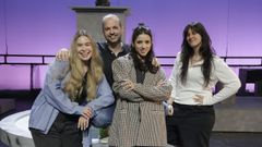 Equipo del musical  L�a , que prepara la Sinf�nica de Galicia.