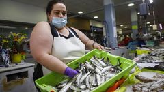 Las sardinas volaron de los puestos en los d�as de San Xo�n