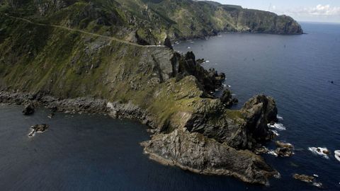 Cape Ortegal seen from the air.