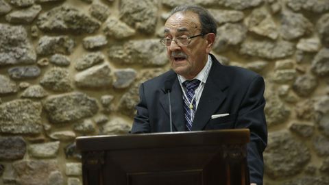 Xos� Luis Franco Grande, xurista e escritor que d� nome ao certame, nunha imaxe de arquivo.