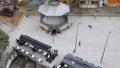 La�plaza de la Constituci�n, en una foto de archivo