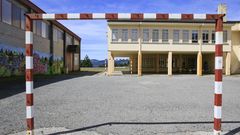 Exterior del colegio de Cervantes