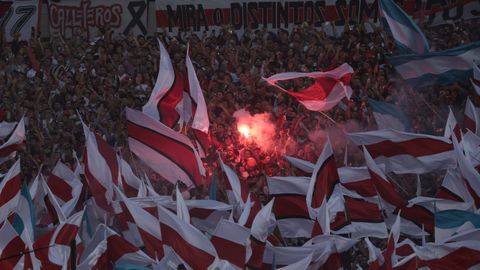 Aficionados del River, en una imagen de archivo