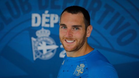Ibai Gómez, durante su etapa como jugador del Deportivo