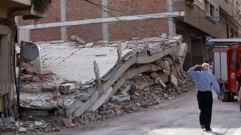 Efectos del terremoto de Lorca, en Murcia, en el 2011.