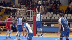 Imagen de archivo del partido entre el Rotogal Boiro y el Arenal Emev&eacute;.