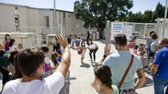 Imagen de archivo del primer d�a de clase en el CEIP Novo Mesoiro