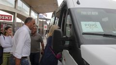 El alcalde �ngel Moldes comprob� este jueves el recorrido de la l�nea 1