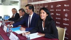Lupe Murillo durante la junta de accionistas celebrada este mircoles en Pasarn
