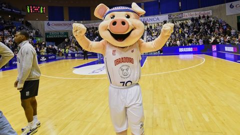 As� es Chicha, la mascota del Obradoiro