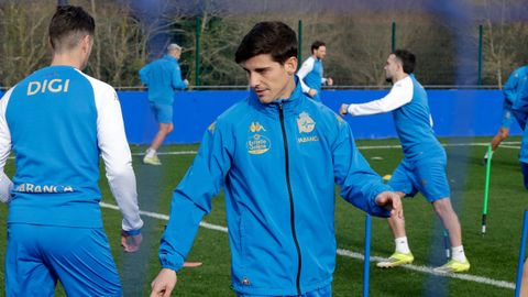 Riki, en un entrenamiento en el D&eacute;por Training Center