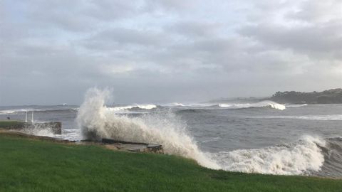 Temporal en Luanco