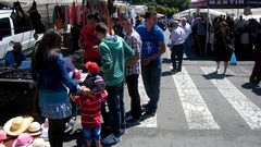 La Feira de Ano o de San Isidro de Paradela estuvo muy concurrida durante toda la jornada