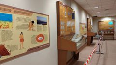 Imagen de una de las salas del museo vilalb�s cuando empezaron a aparecer problemas de humedad