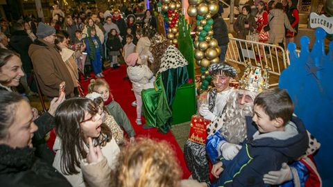 Los Reyes Magos en Porto do Son.
