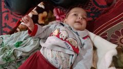 El beb� saharahui de 3 meses