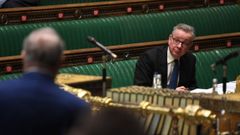 El ministro Michael Gove, duante una intervencin en diciembre en la Cmara de los Comunes