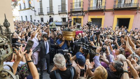 Cientos de personas han despedido este viernes a Mar�a Jim�nez