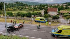 En el accidente, ocurrido cerca del pol�gono alaricano de Chorente, se vieron implicados dos veh�culos.