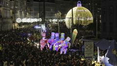 Los reyes magos recorren las calles de A Coru�a