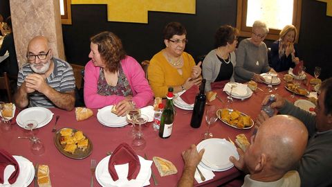 Comida de Reyes para  los mayores de Rianxo