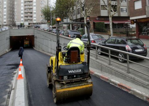 Tras el tnel de la plaza de Espaa, ayer le toc el turno al de Martnez Garrido. 