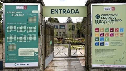 Entrada de las instalaciones del Vigo Nature, antiguo Zoo de Vigo