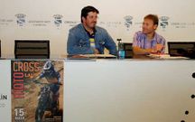 Canda y Dom�nguez presentaron ayer la prueba del domingo.