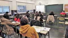 Reuni�n del alumnado de 4.� de ESO del IES Punta Candieira