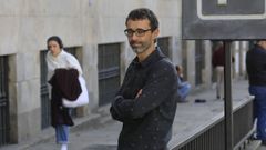 Ibon Mart�n, fotografiado en Santiago.