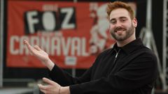 Derek P�rez ser� coronado rey del Carnaval de Foz este s�bado y presidir� todos los actos del Entroido 2026