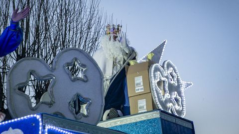Cabalgata del D�a de Reyes en Noia.